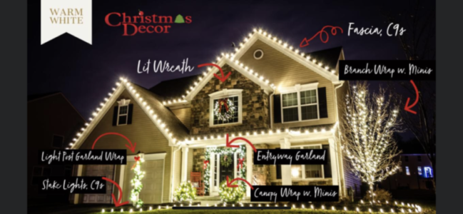 Christmas Light Installation